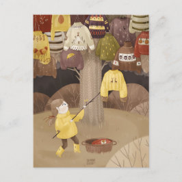 En samlare av mysiga svettare av Alexandra Dikaia Vykort