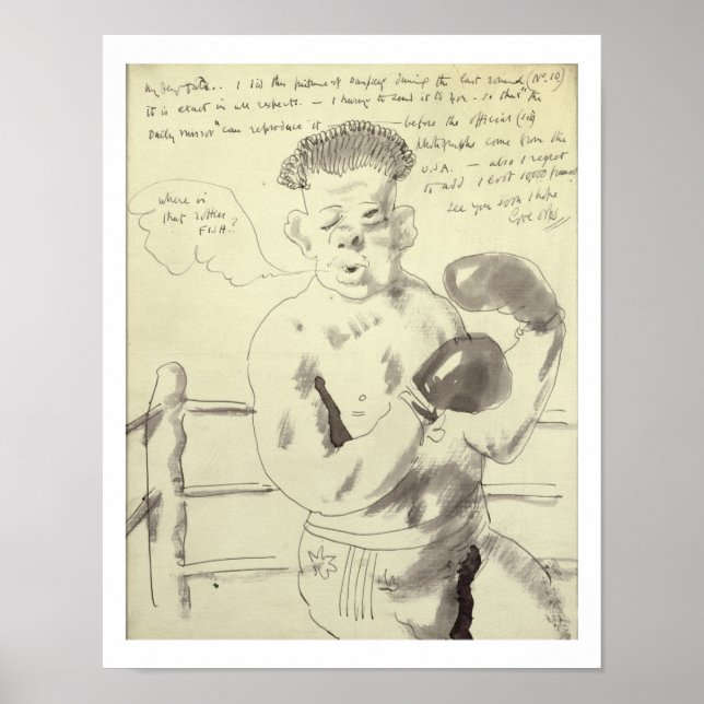 En samling åtta Illustrated Brev till F Poster (Framsidan)