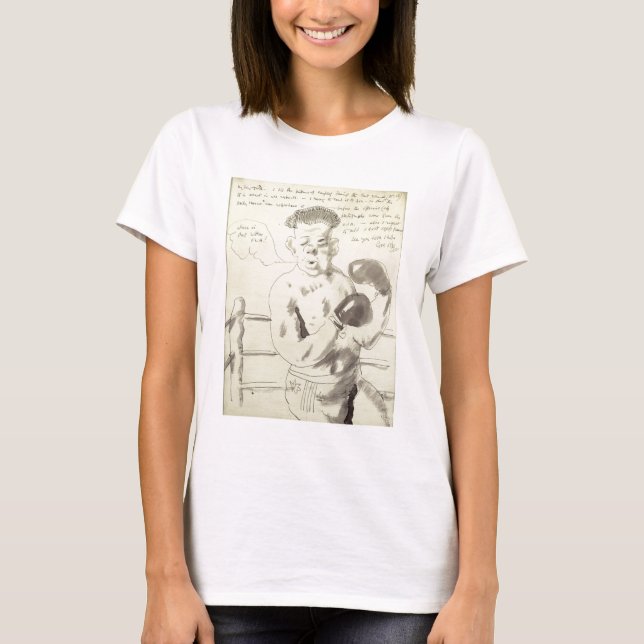 En samling åtta Illustrated Brev till F Tee Shirt (Framsida)