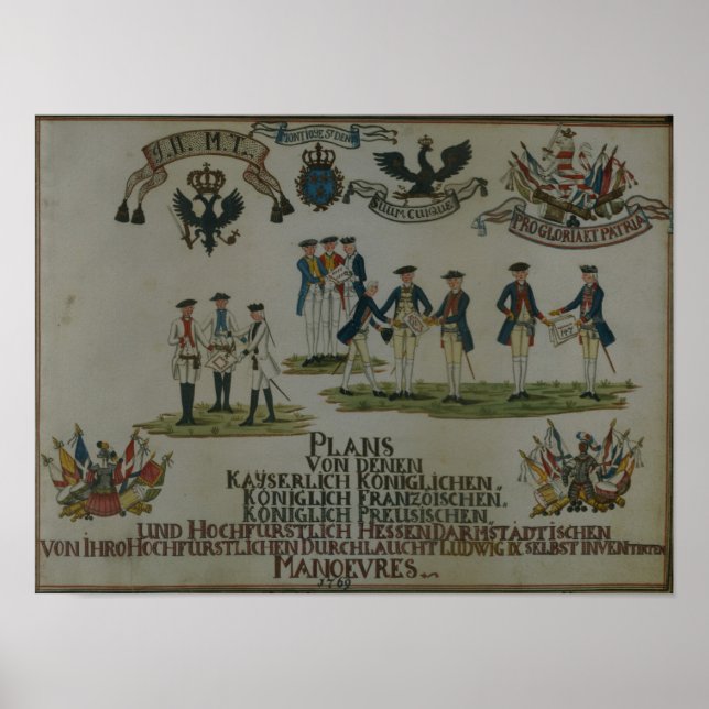 En samling manövreringsplaner poster (Framsidan)