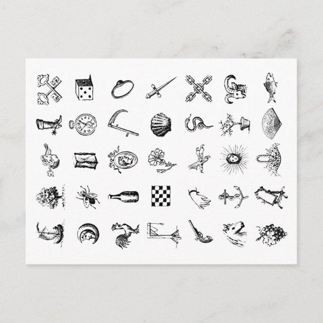 En samlingsdröm - vykort (Framsida)