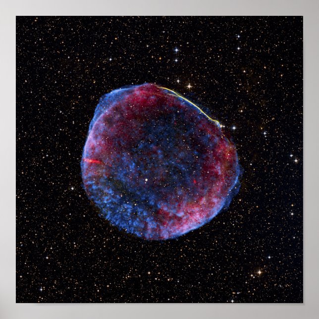 En sammansatt bild av SN 1006 supernova-rem Poster (Framsidan)