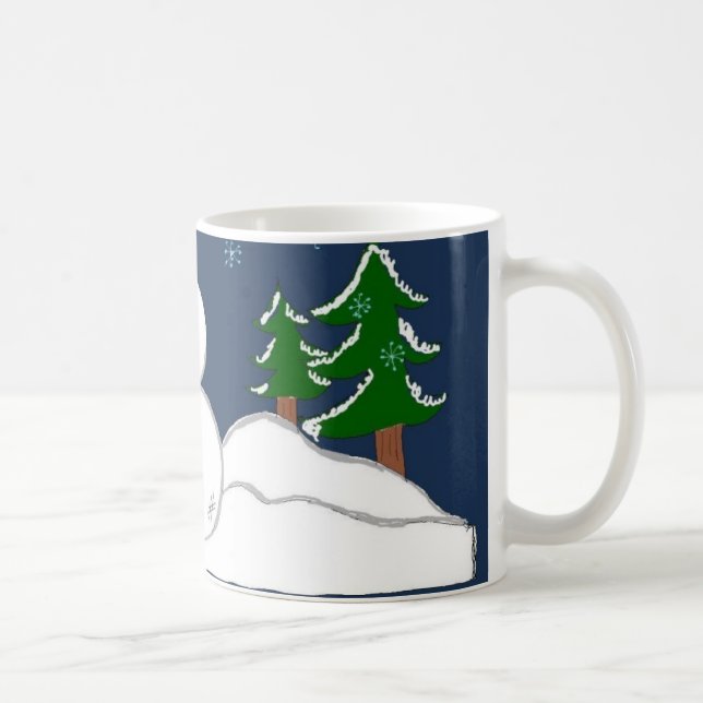 En sammansättning krävs Snögubbe Kaffemugg (Höger)