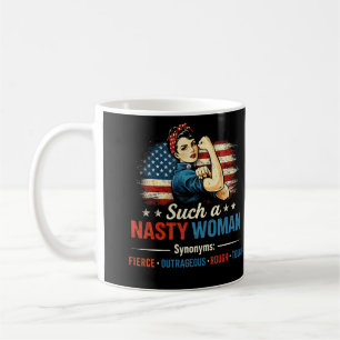En sån taskig kvinna kaffemugg
