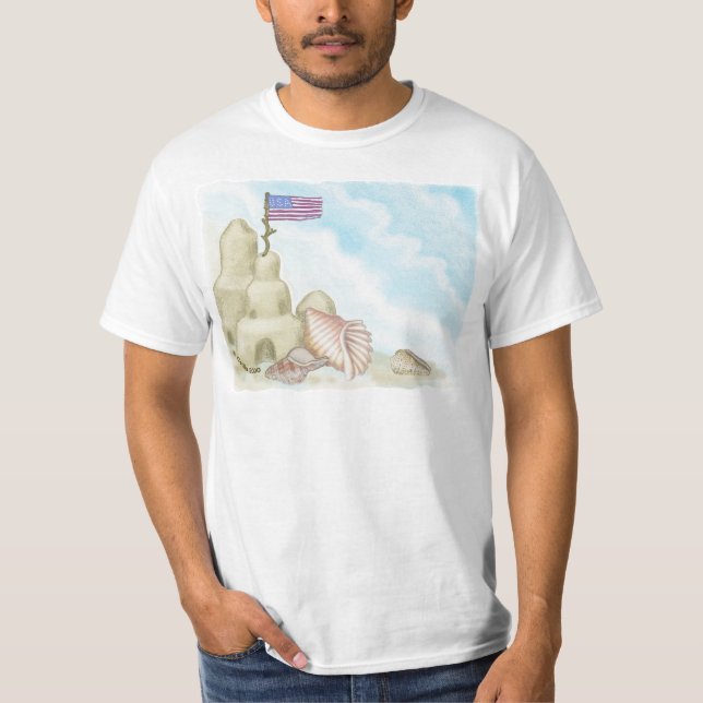 En sand slott T-shirt (Framsida)