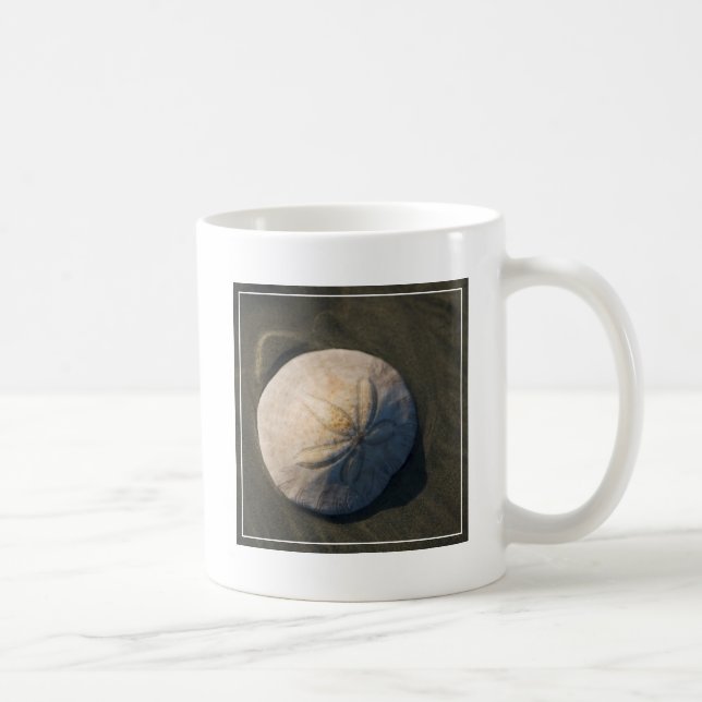 En Sanddollar på stranden Kaffemugg (Höger)