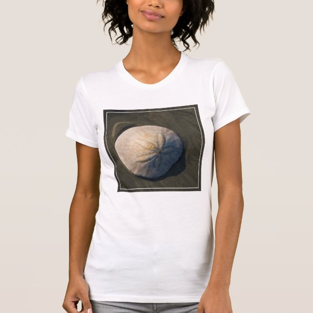 En Sanddollar på stranden Tee Shirt (Framsida)