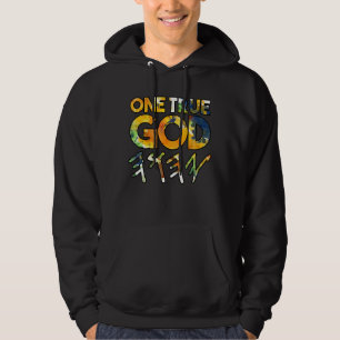En sann Gud Yhwh Hebrew Hoodie