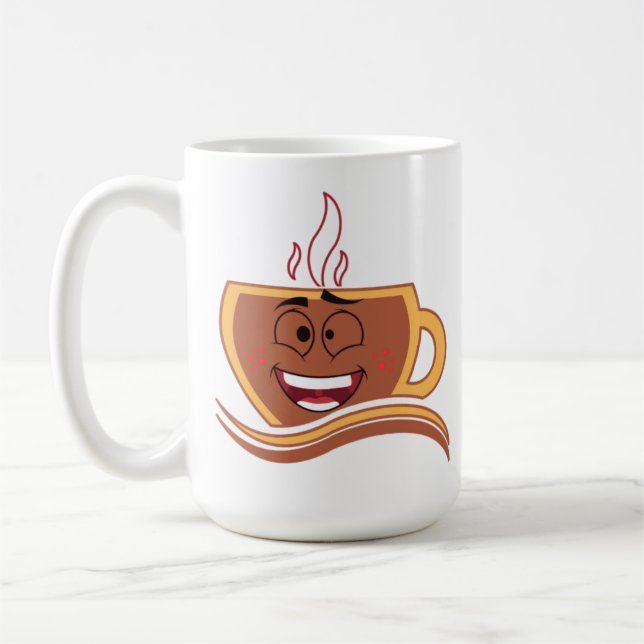 En sann kaffeholiker kaffemugg (Vänster)
