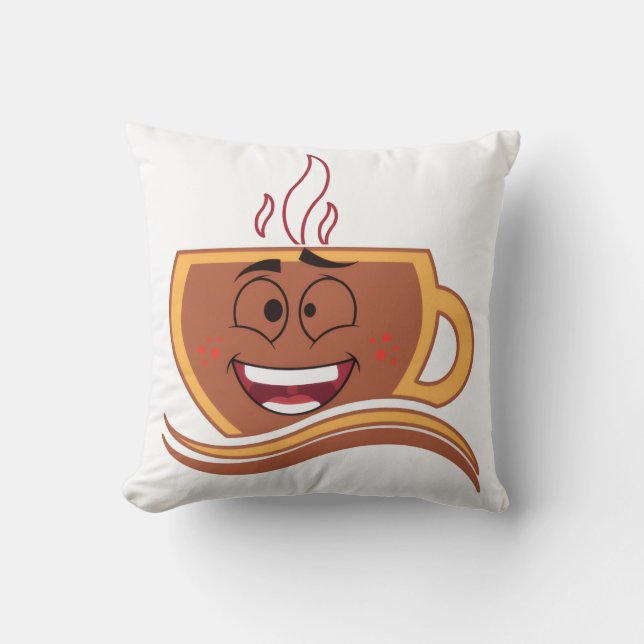 En sann kaffeholiker  kudde (Framsida)