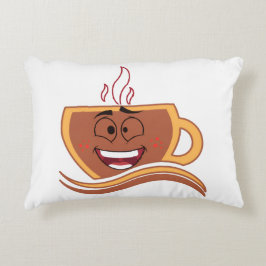En sann kaffeholiker  prydnadskudde