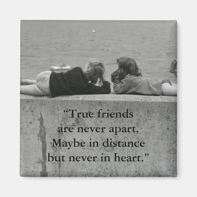 En sann vän magnet (Framsidan)