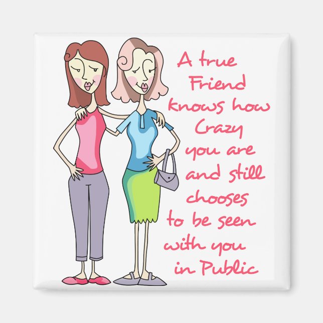 En sann vän magnet (Framsidan)