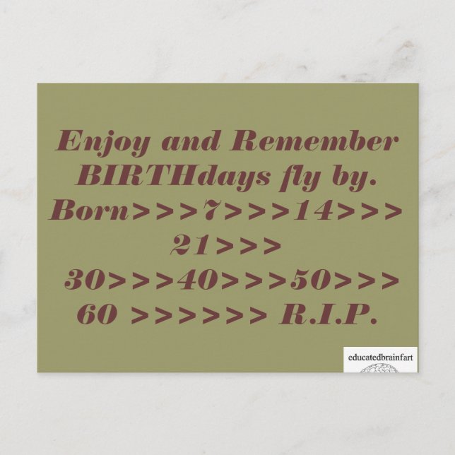 En sanning vykort (Framsida)