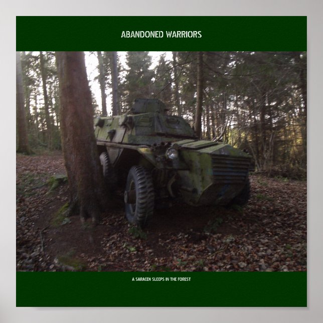 EN SARACEN SLEEPS POSTER (Framsidan)