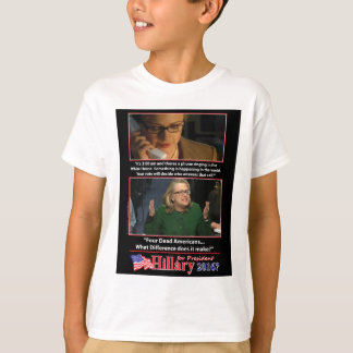 En Sarcastic-titt på Hillary för president 2016 T Shirt