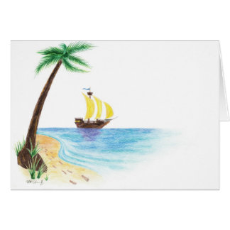 En särskild hamn hälsningskort