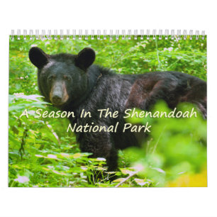En säsong i nationalparken Shenandoah Kalender