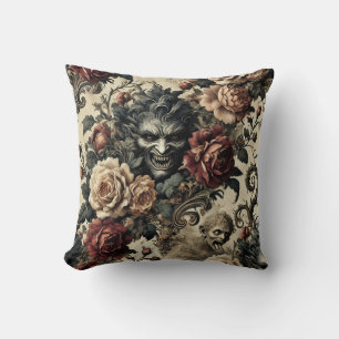 En Savage Sanctum - Gothic Victorian Design Kudde