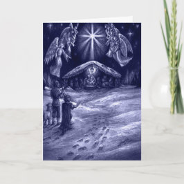 En Savior är Born! Helgkort