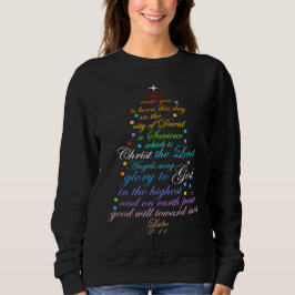 En Savior är Born Luke 2-11 Julgran Shirts T-shirt