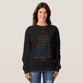 En Savior är Born Luke 2-11 Julgran Shirts Tee
