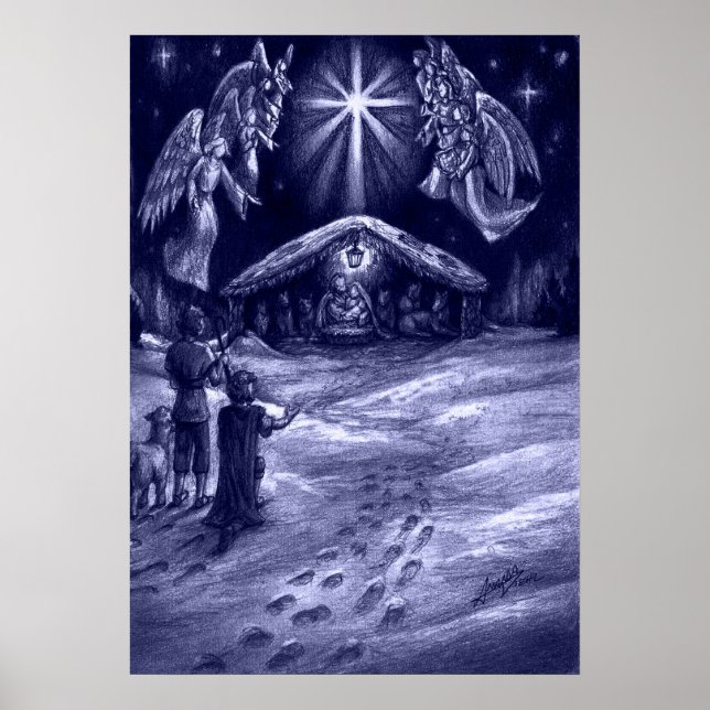 En Savior är Born! Poster (Framsidan)