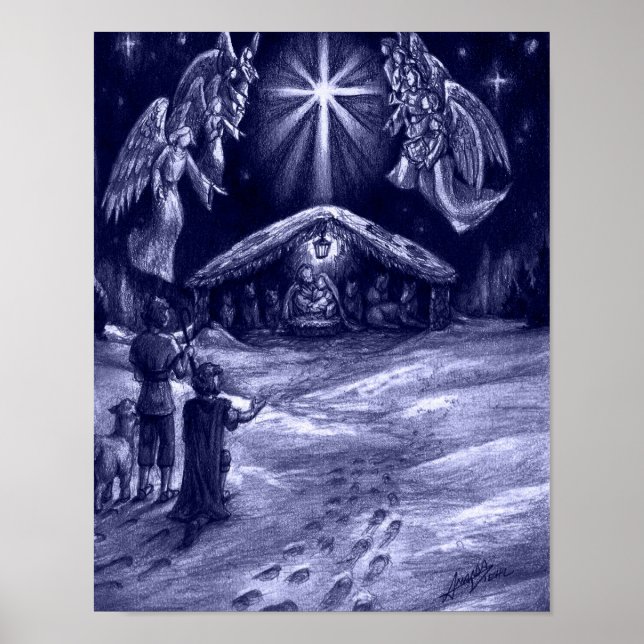 En Savior är Born! Poster (Framsidan)