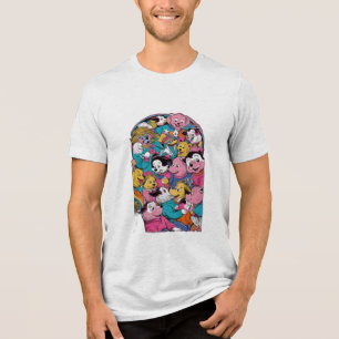 En scen för berömd har återskapats men med djur t shirt