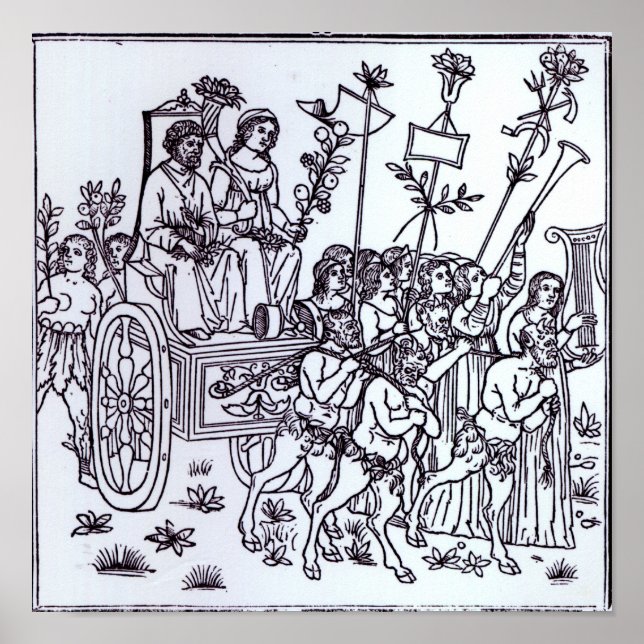 En scen från Decameron Poster (Framsidan)