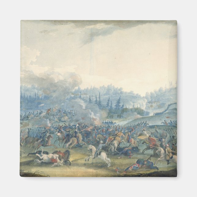 En scen från den rysk-turkiska Krig, 1801 Magnet (Framsidan)
