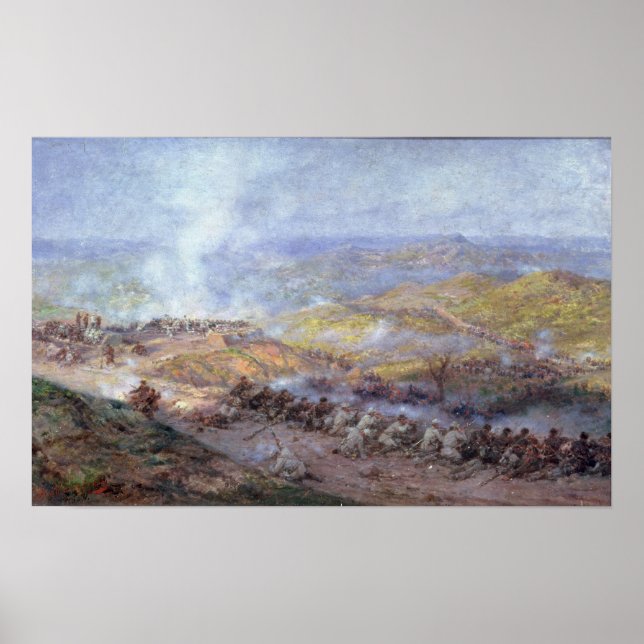 En scen från Krig mellan Ryssland och Turkiet Poster (Framsidan)