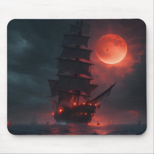 En scen Pirat Frakt Ominous Sailing Musmatta