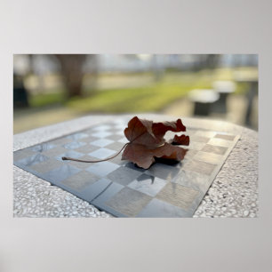 En schack-lektion poster