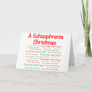 En Schizophrenia-jul Helgkort