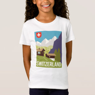 En Schweitz reser affischen T Shirt