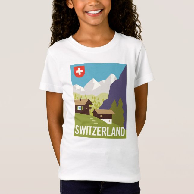 En Schweitz reser affischen T Shirt (Framsida)