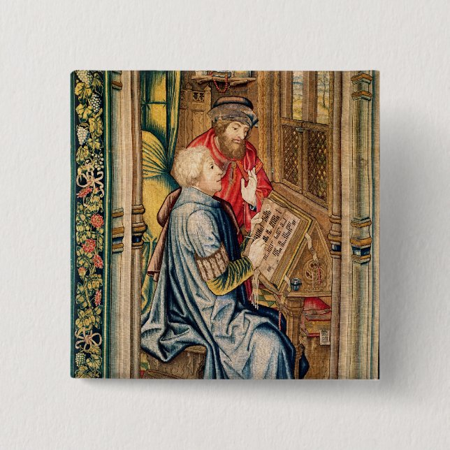 En Scribehandstil ett konto Knapp (Framsida)