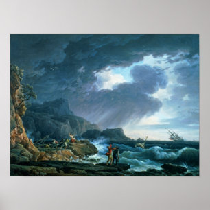 En Seastorm, 1752 Poster