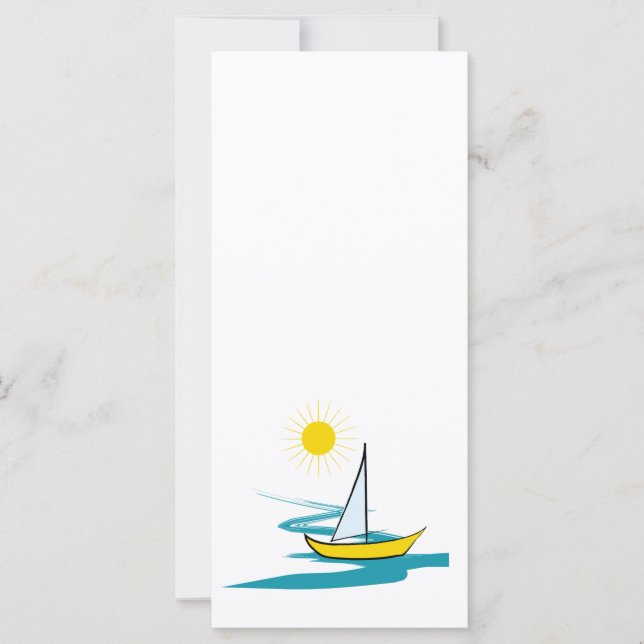 En segelbåt (Framsida)