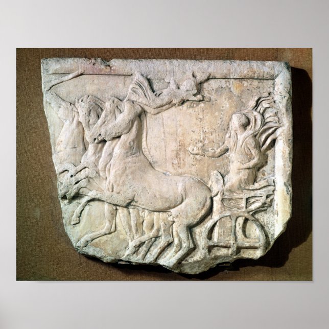 En seger i de fyra hästkarioterna tävling poster (Framsidan)