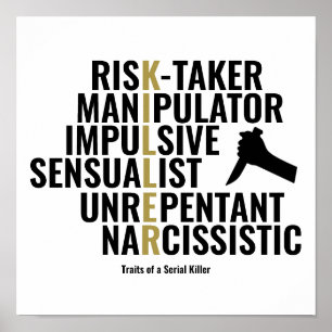 En seriell mördare poster