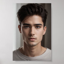 En seriös och tittar asiatisk kille.