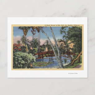 En Shady Retreat i Echo Park Vykort