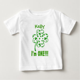 En Shamrock V08 för 1st födelsedag för år lyck Tee Shirt