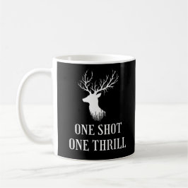 En shot One Thrill | Hjort Hunting Gift Kaffemugg