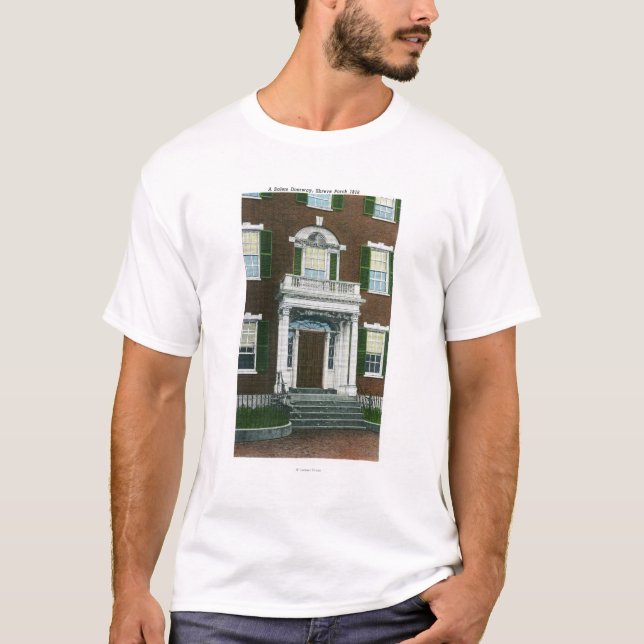 En Shreve farstubro, den Salem dörröppningen T-shirt (Framsida)
