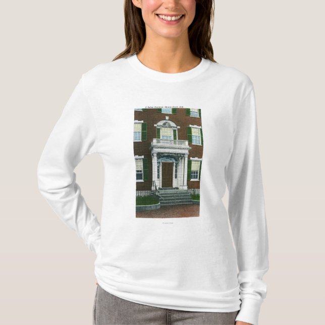 En Shreve farstubro, den Salem dörröppningen T-shirt (Framsida)