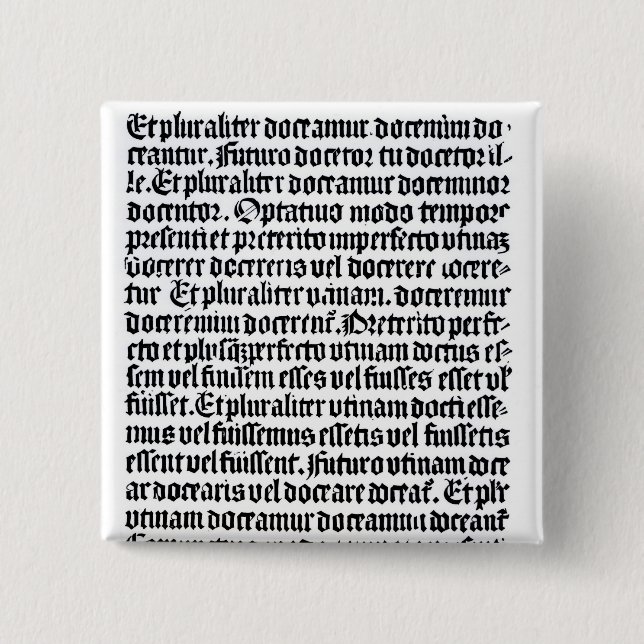En sida av 'Grammairen Latine Knapp (Framsida)