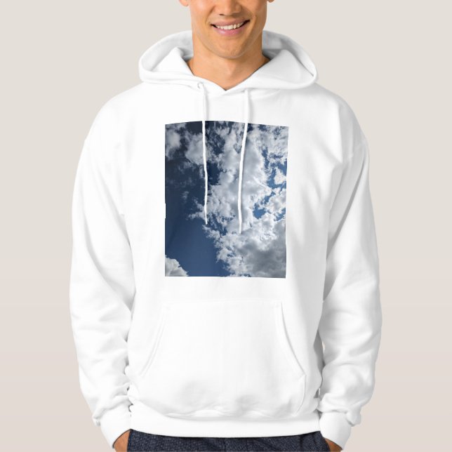 En sida av molnen hoodie (Framsida)